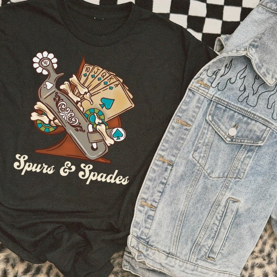 Spurs & Spades Graphic Tee