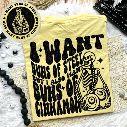 Buns of Cinnamon Comfort Colors Tee