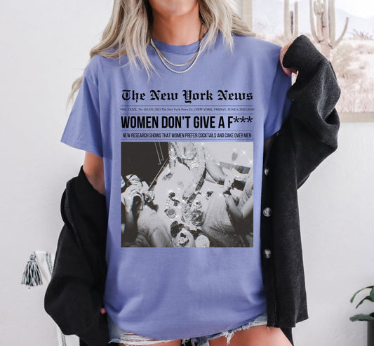 Women Don’t Give A F*ck Graphic Tee