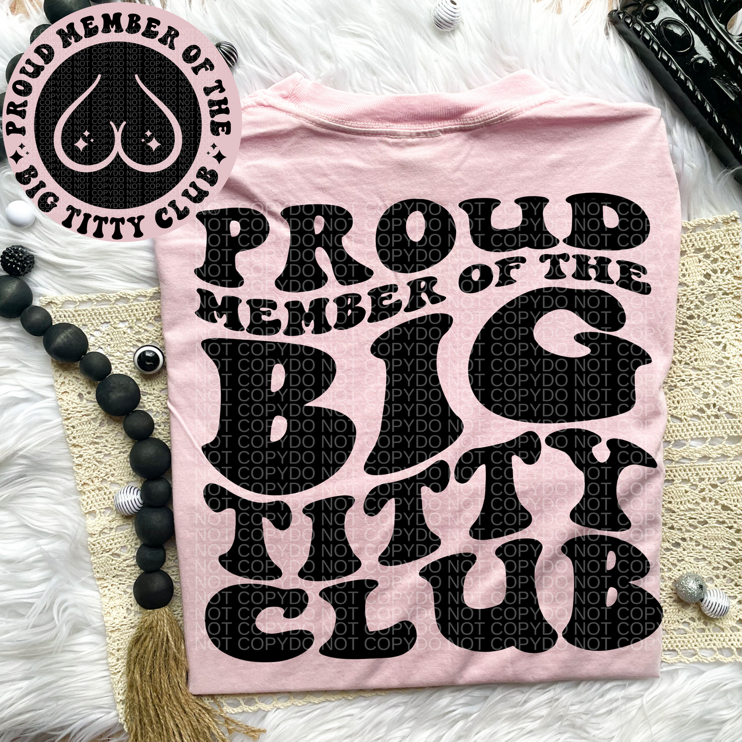 Big Titty Club Comfort Colors Tee