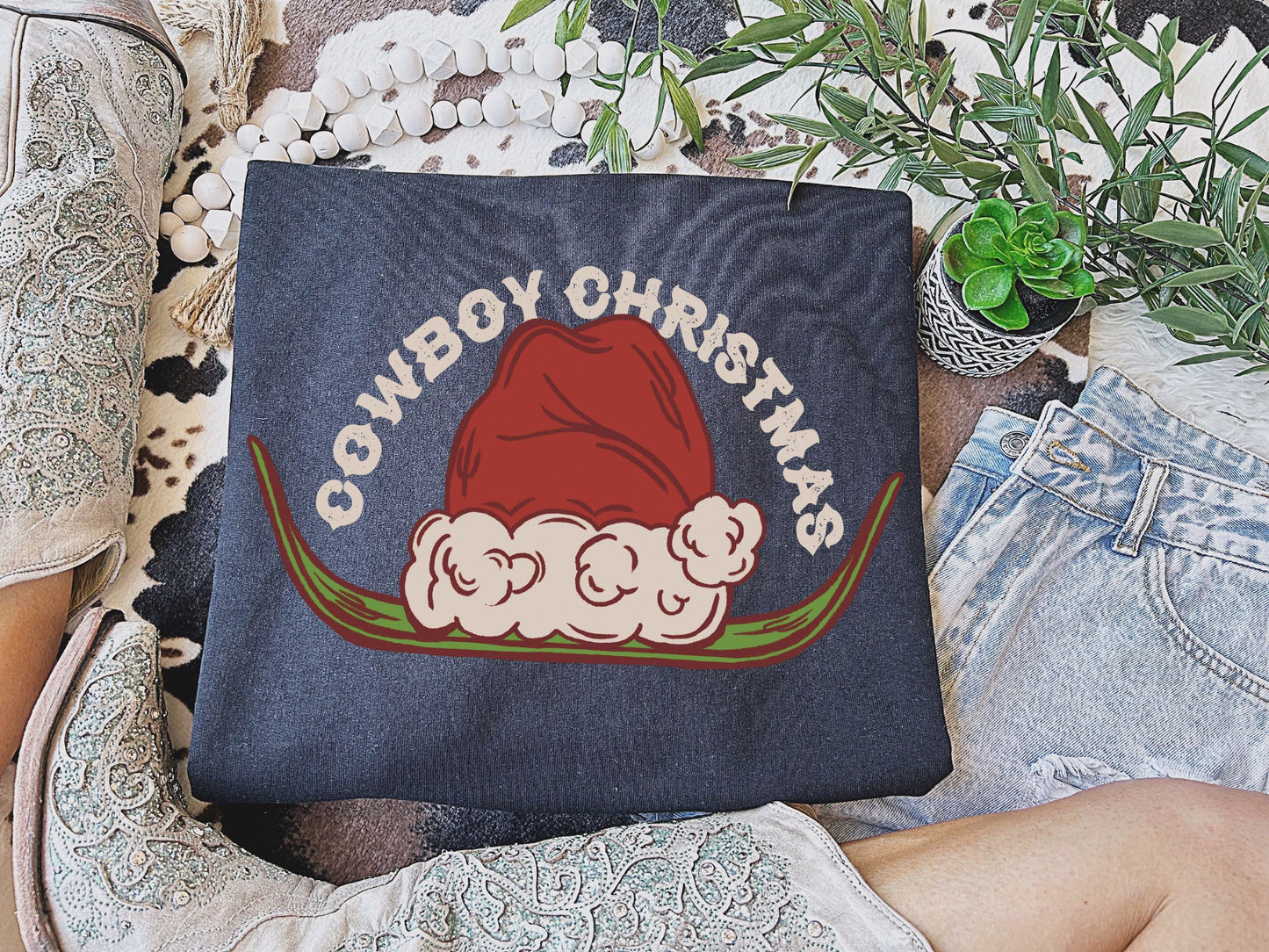 Cowboy Christmas Tee