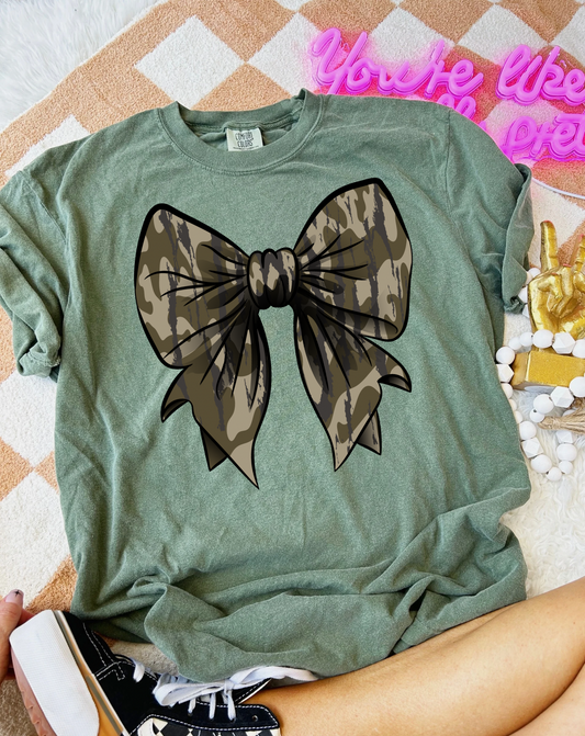 Camo Bow tee