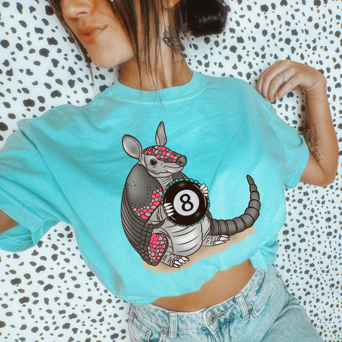 8ball armadillo tee