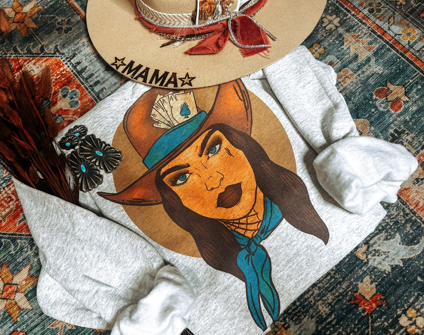 Ocean Eyes Cowgirl Sweatshirt 💠