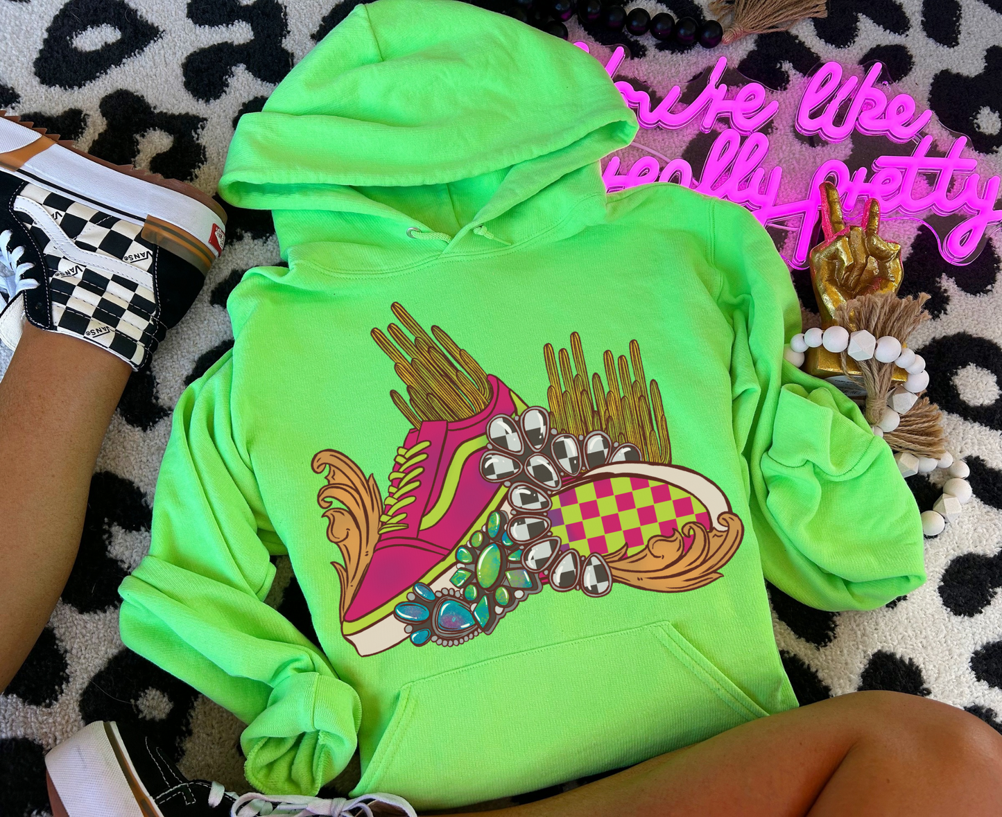 Neon Kicks Hoodie