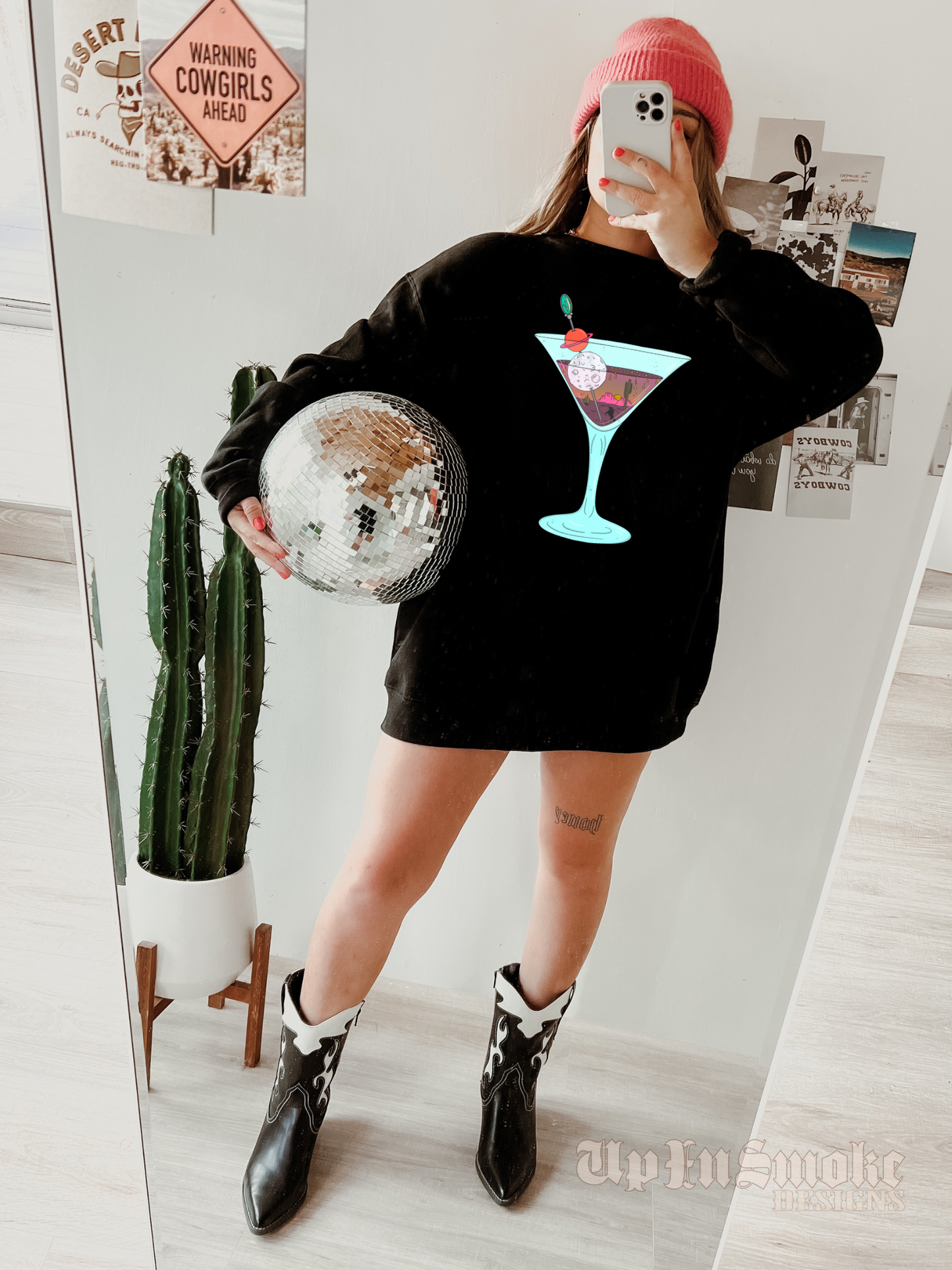 Cowboy Martini Tee/Crew