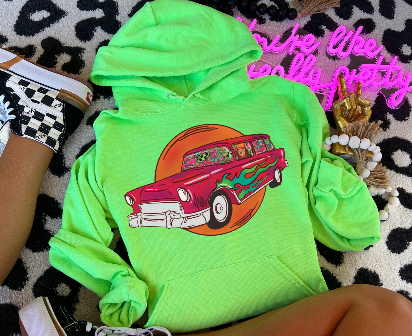 Turq Wagon Hoodie