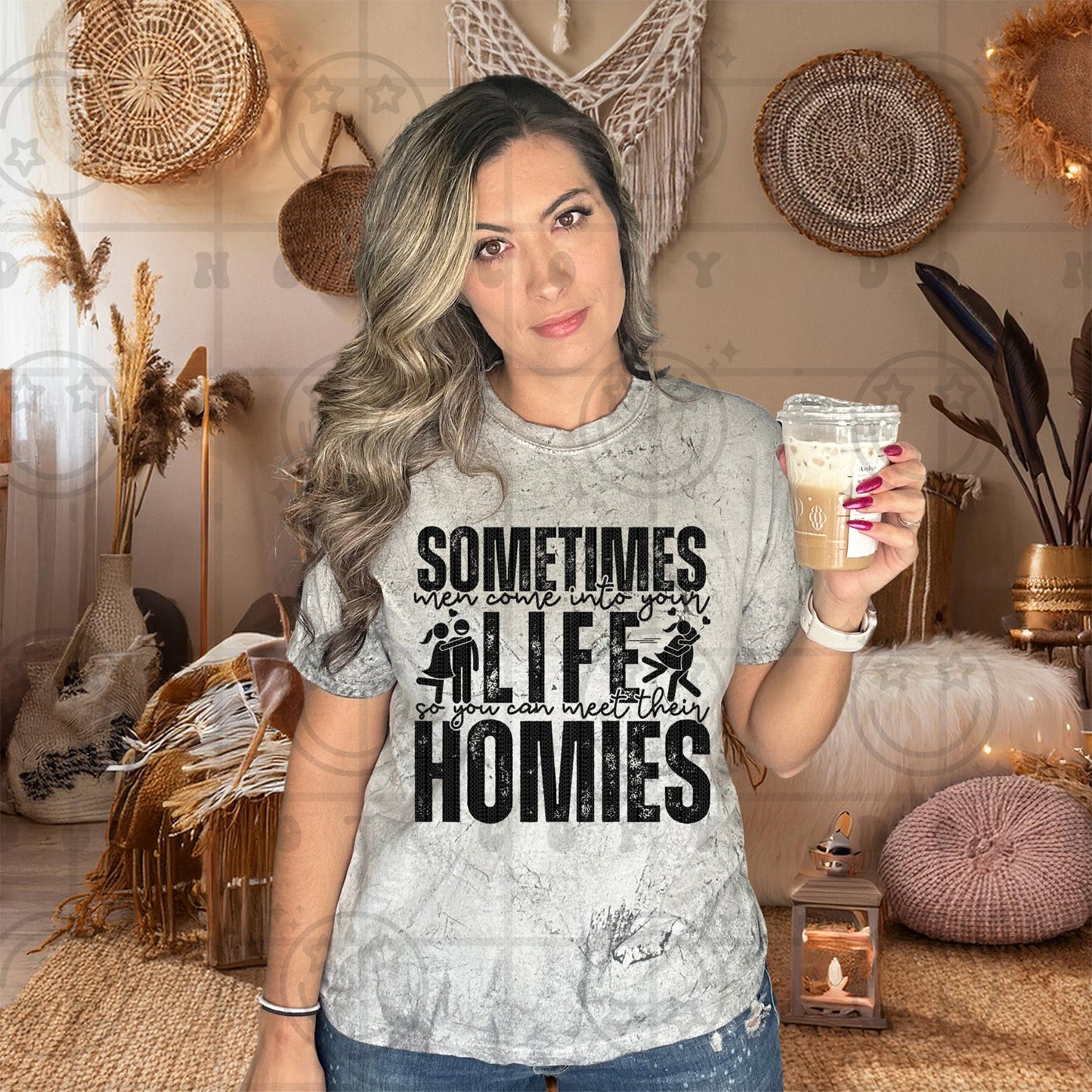 Sometimes Men Come Into Your Life | Comfort Colors Tee or Gildan Crewneck Sweatshirt