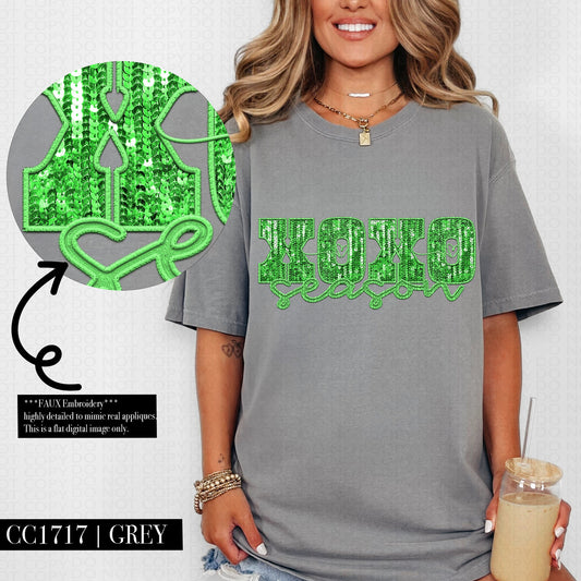 XOXO Season Lime | Comfort Colors Tee or Gildan Crewneck Sweatshirt